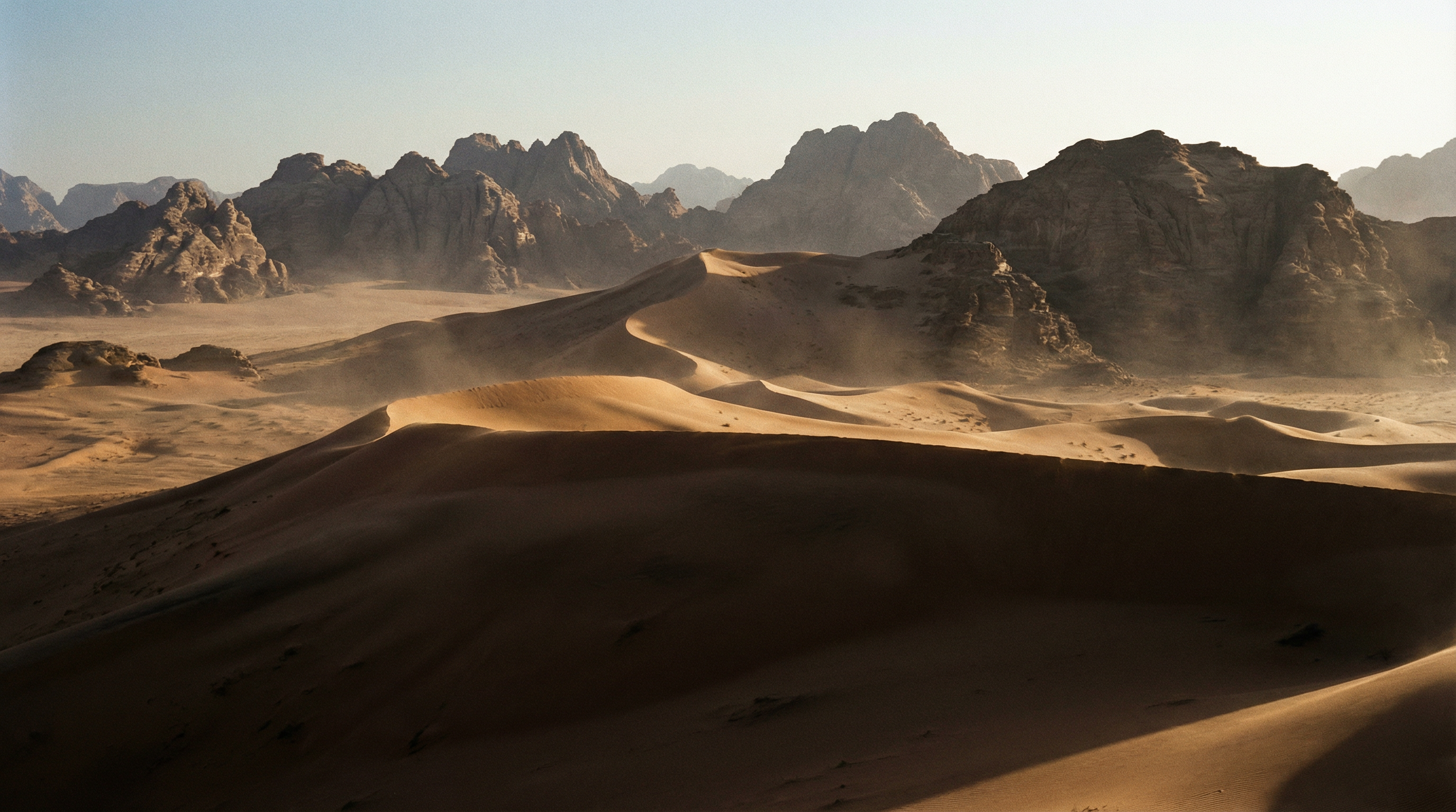 Vast Middle Eastern desert landscape representing the ultimate proving ground